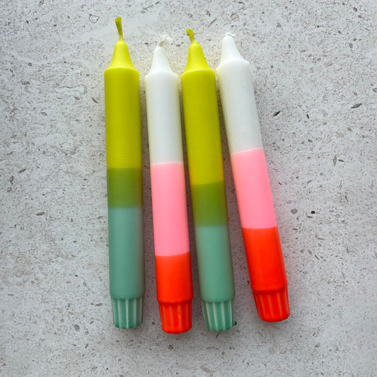 Spring Quartet No.4 | 4 бр. багрени свещи