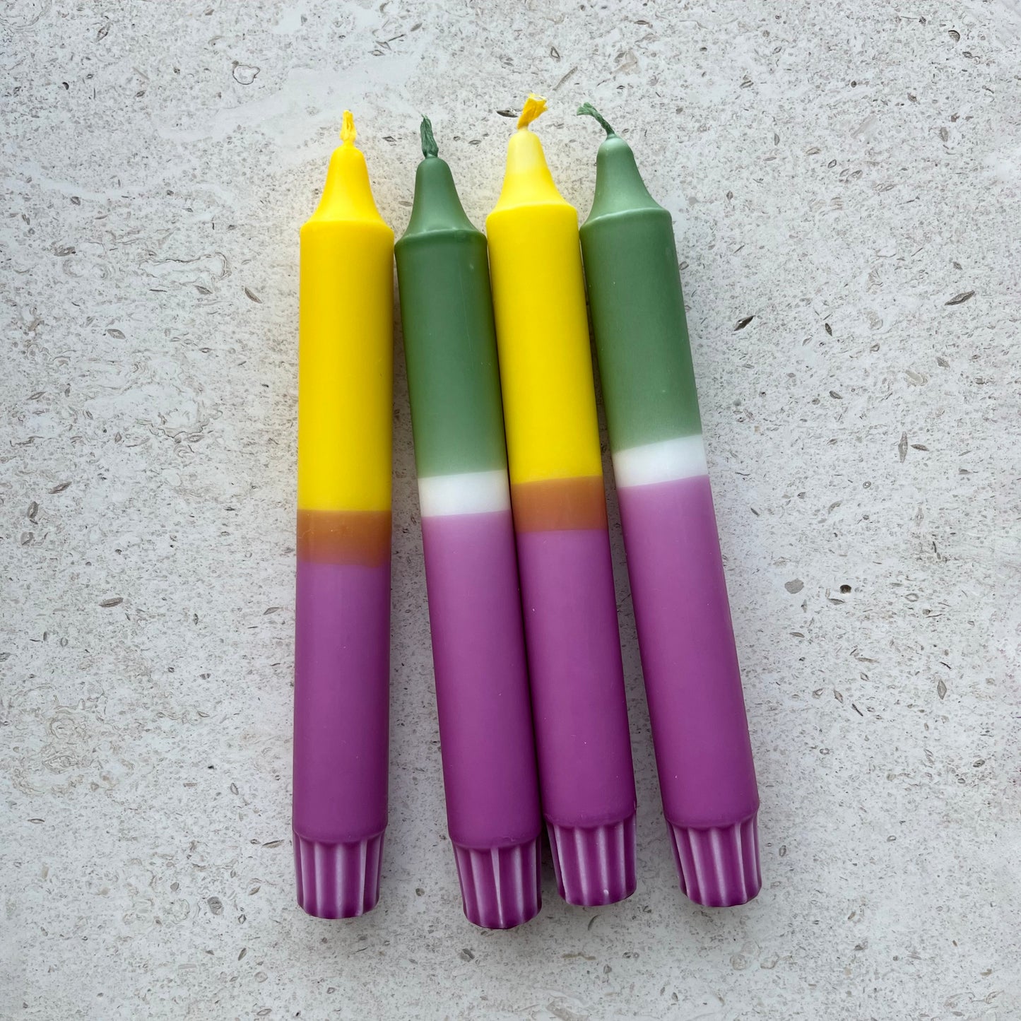 Spring Quartet No.5 | 4 бр. багрени свещи