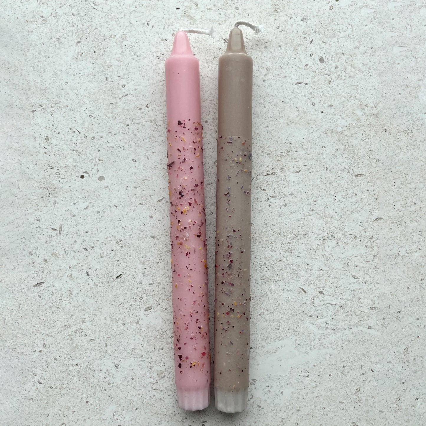 Комплект 2 бр. ROSE DUST 02 багрени свещи